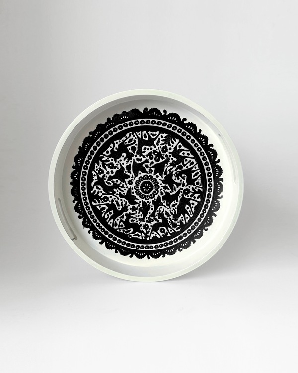 Charola Redonda NEGRA